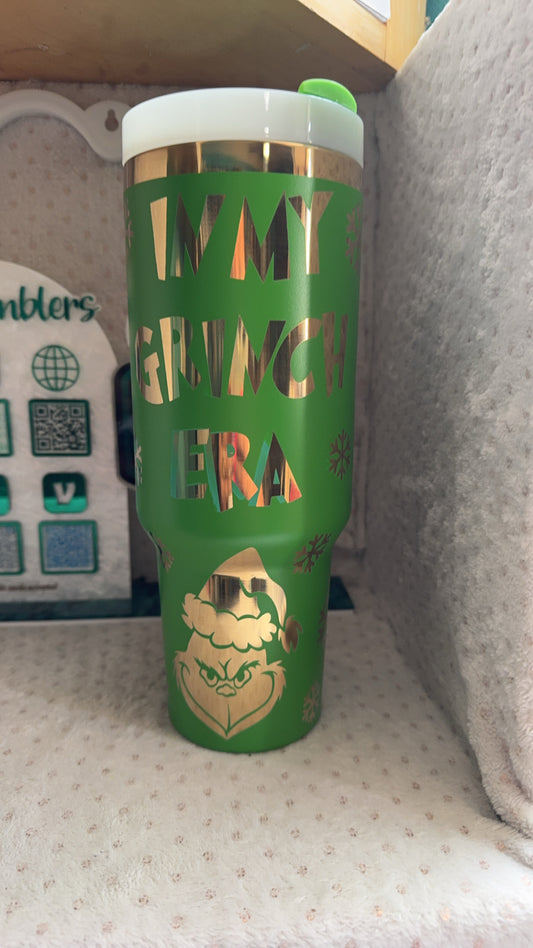 40oz Green plated Grinch